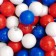 Red White & Blue Gumballs (1"/850count)